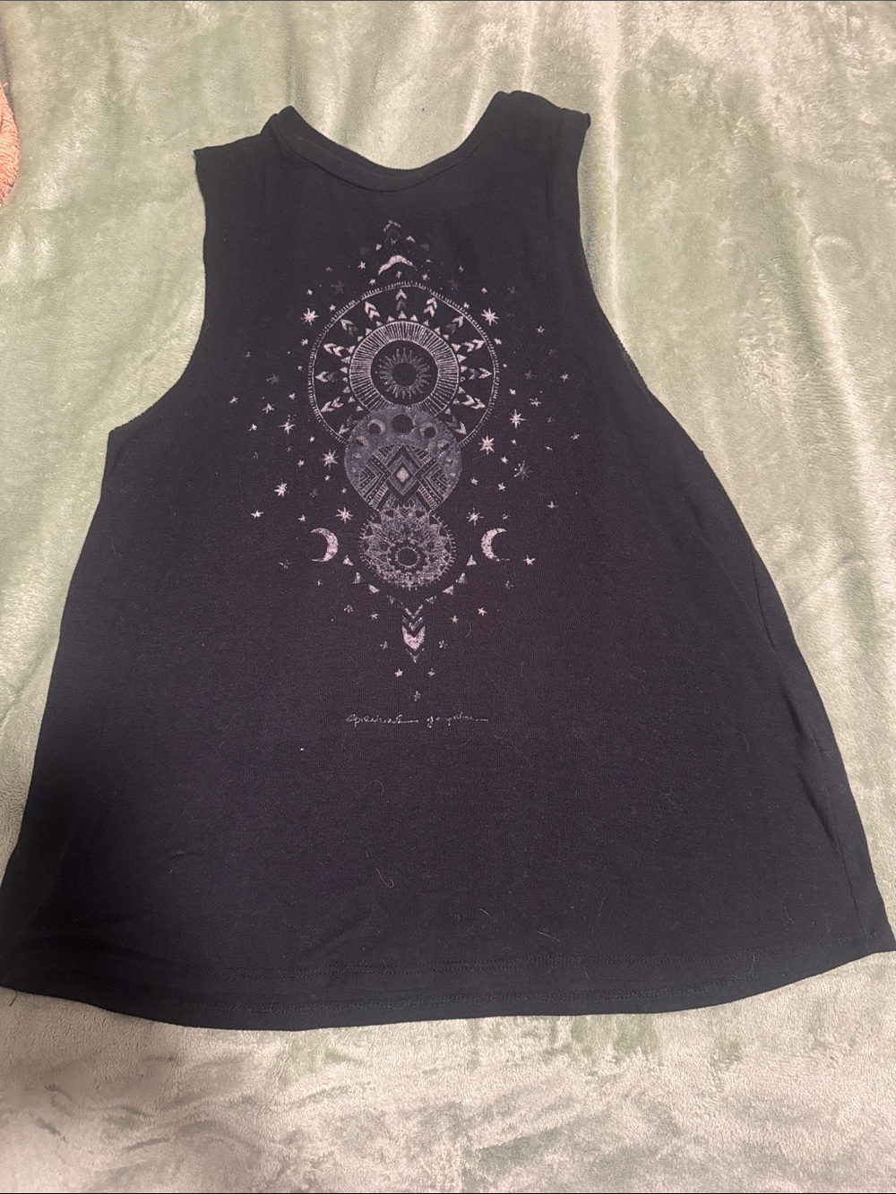Spiritual Gangster || Beautiful Moon and Stars Tank (M)